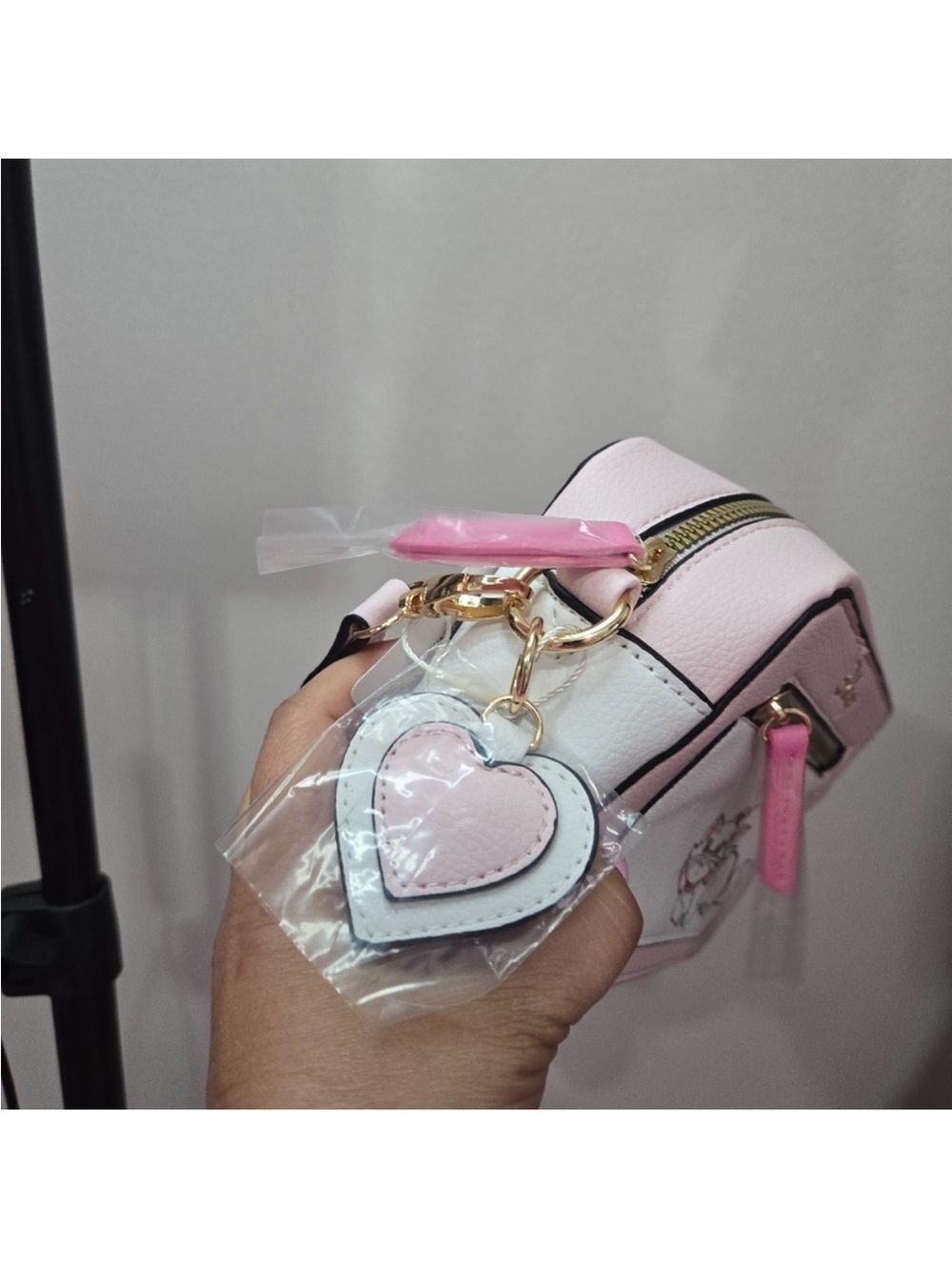 Disney Pink & White Marie Mini Crossbody Bag - Picture 2 of 2